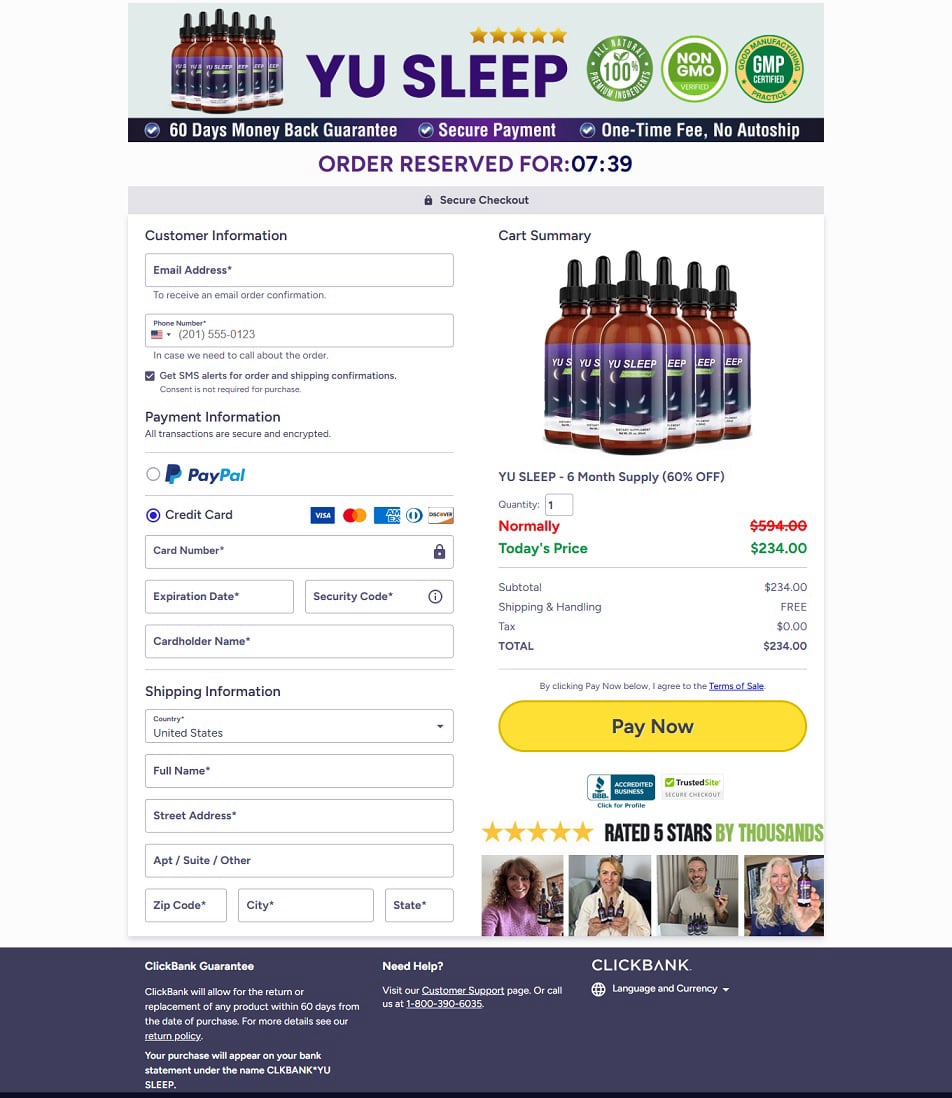 Yu Sleepl-Secure-Checkout